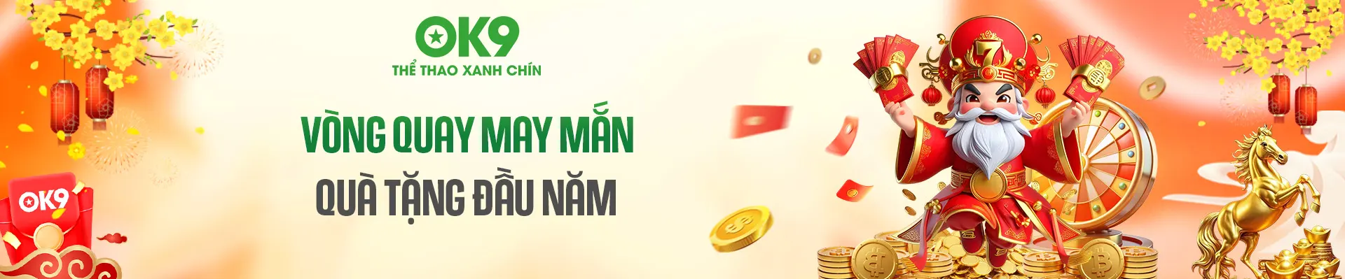 khuyến mãi vòng quay may mắn đầu năm OK9